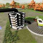 futuristic large silo v1.0 fs22 1