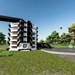 futuristic large silo v1.0 fs22 2