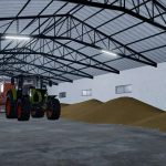 garage with cowbarn v1.0 fs22 2