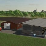 garage with cowbarn v1.0 fs22 5