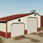 garage with optional workshop v1.0 fs22 2