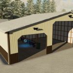 garage with optional workshop v1.0 fs22 6