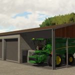 garage with shed v1.0 fs22 3