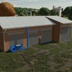 garage with silo v1.0.0.1 fs22 2