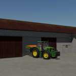 garage with sliding doors v1.0 fs22 1