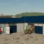 garage with storage v1.1 fs22 3