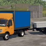 gazel truck a trailer v1.0 fs22 2