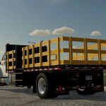 gmc c8500 flatbed cone truck v1.0 fs22 2