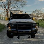 gmc sierra 3500 flatbed 2003 v1.0 fs22 2