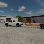 gooseneck bale trailer v1.0 fs22 1