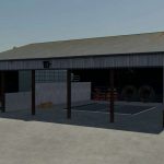 grain drying shed v1.0 fs22 2