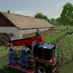 grape harvesting brigade v1.0 fs22 2