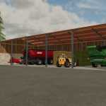 hangar standard en bois v1.0 fs22 1