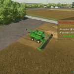 harvester fill monitor v1.0 fs22 1