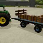 hay wagon with seats v1.0.1 fs22 1