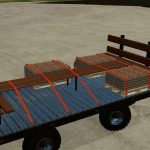 hay wagon with seats v1.0.1 fs22 2