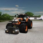 hi vis led lights tractor front weight v1.0 fs22 2