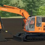 hitachi zx 135 us john deere 135c v1.0 fs22 2