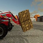 home made bale fork v1.0 fs22 2