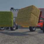 homemade bale fork v1.0 fs22 1