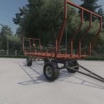 homemade bale trailer v1.0 fs22 2