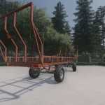 homemade bale trailer v1.0 fs22 3