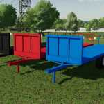 homemade bale trailer v1.0.0.1 fs22 1