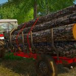 homemade forest trailer v1.0 fs22 3