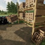 honey pallet rack v1.0.0.1 fs22 2