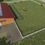 horse stable with paddocks v1.1 fs22 1