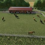 horse stable with paddocks v1.1 fs22 4