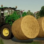 hydraulic bale fork v1.0 fs22 1