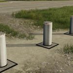 hydraulic bollards v1.0 fs22 2