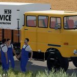 ifa w50 service truck v2.0 fs22 2