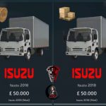 isuzu npr 2018 v1.1 28autoload 29palletsandbales fs22 4