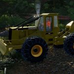 jd 540giii cable skidder 28yellow 90 s style 29 v1.0 fs22 2