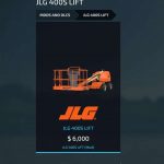 jlg 400s v1.0 fs22 10