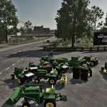 john deer 332 lawn tractor garden tractor mod pack v1.0.22 fs22 1