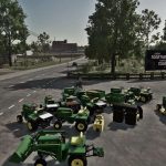 john deer 332 lawn tractor garden tractor mod pack v1.0.22 fs22 3