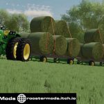 john deere 1075 hay wagon fs22 2