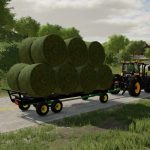 john deere 1275 bale wagons v1.0 fs22 2