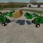 john deere 148 and 158 front loaders v1.0 fs22 2