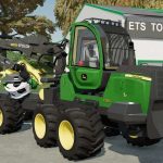 john deere 1510 g skidder 8wd v1.0 fs22 2