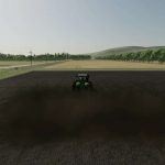 john deere 3 section cultivator v1.0 fs22 2