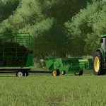 john deere 348 square baler v1.0 fs22 2