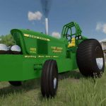 john deere 4020 pulling tractor v1.0 fs22 2