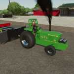 john deere 4020 pulling tractor v1.0 fs22 4