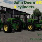 john deere 6030 series 4 cylinders v1.0 fs22 4