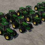 john deere 6030 series 6cyl v1.0 fs22 6