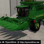 john deere 606c 6 row corn header v1.0 fs22 2